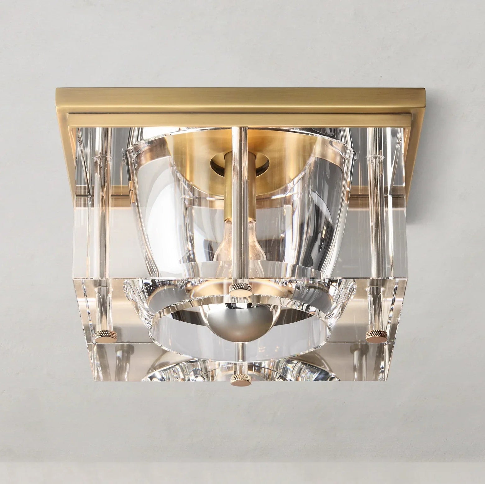 Saviles Modern Square Flushmount 10”/12“/14"