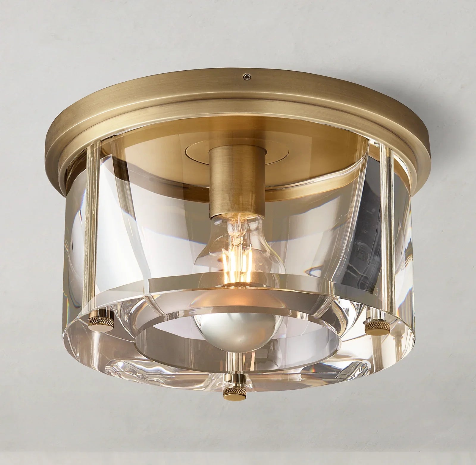 Saviles Modern Round Flushmount 10"