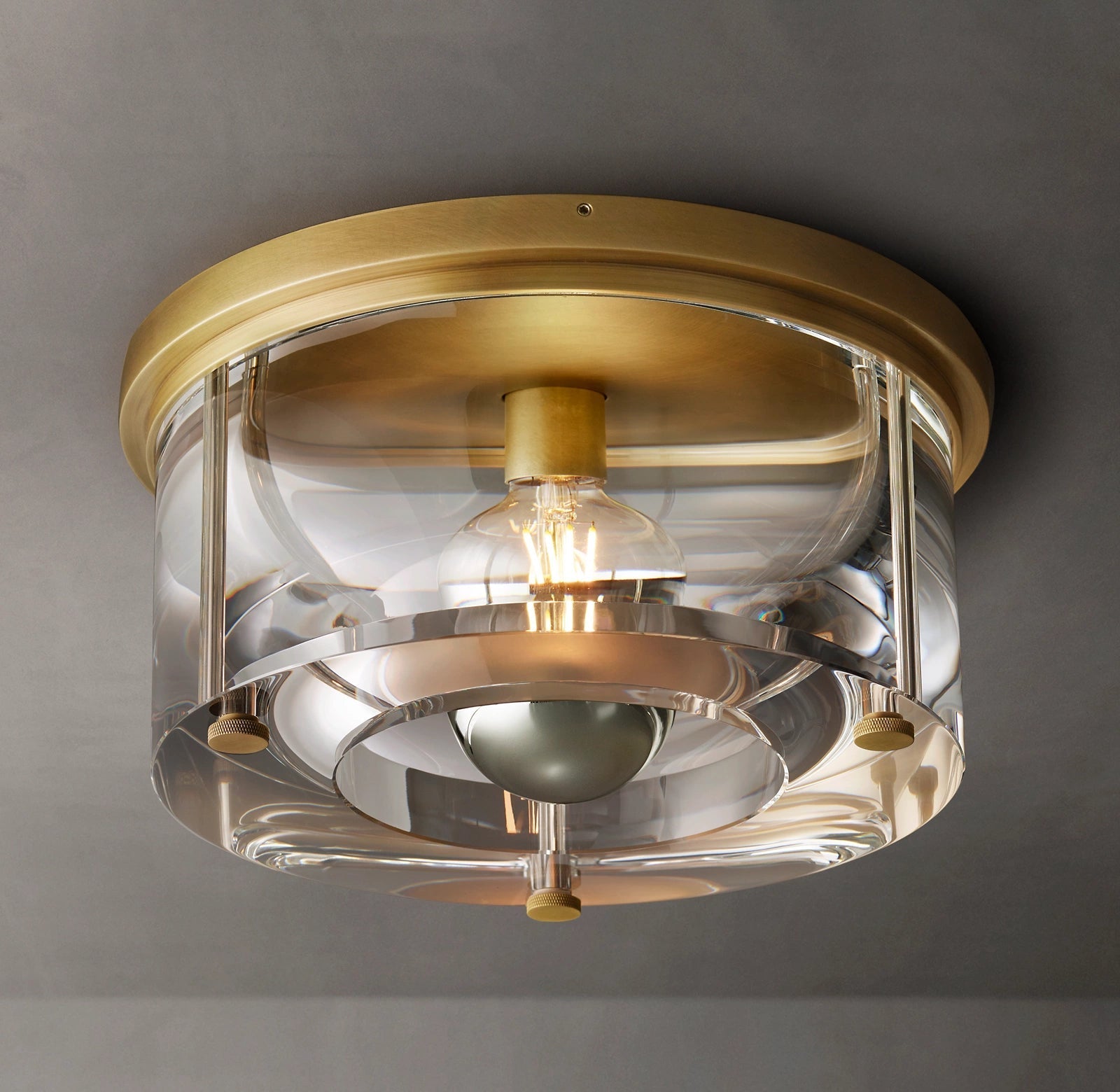 Saviles Modern Round Flushmount 14"