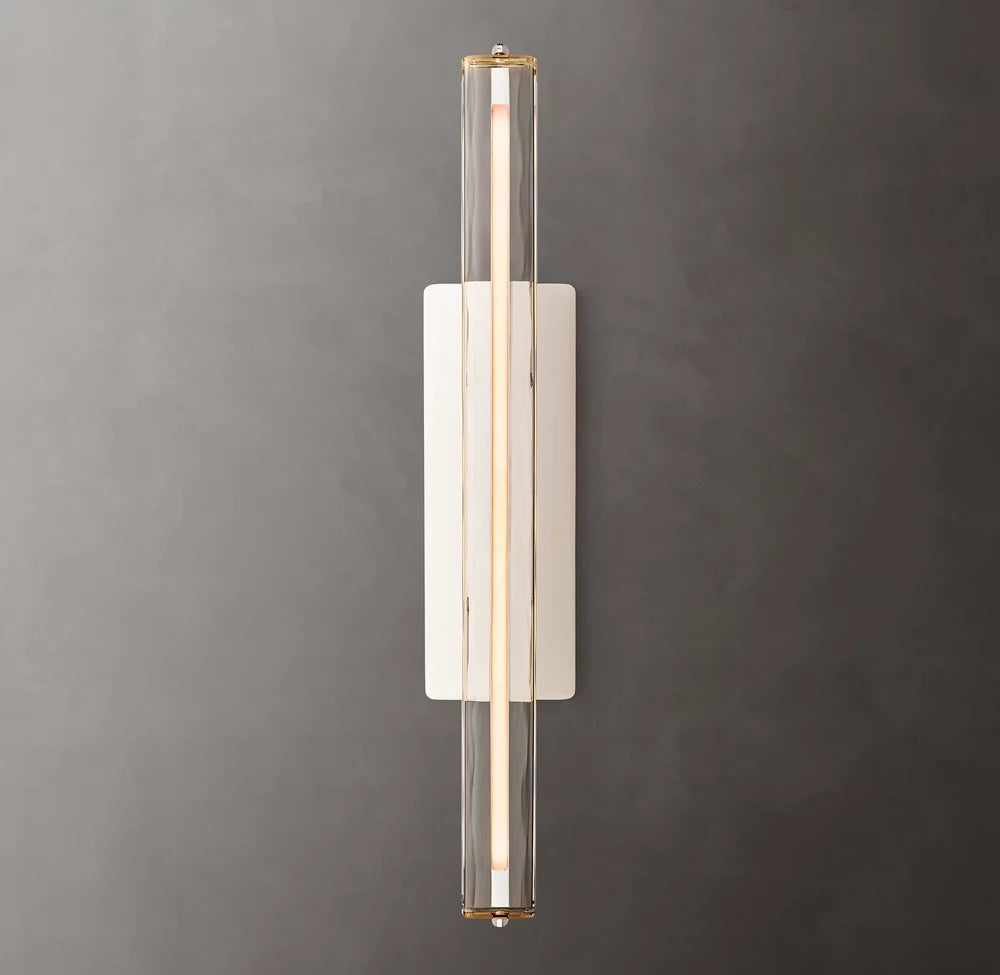 Audubon Modern Crystal Single Sconce 15"