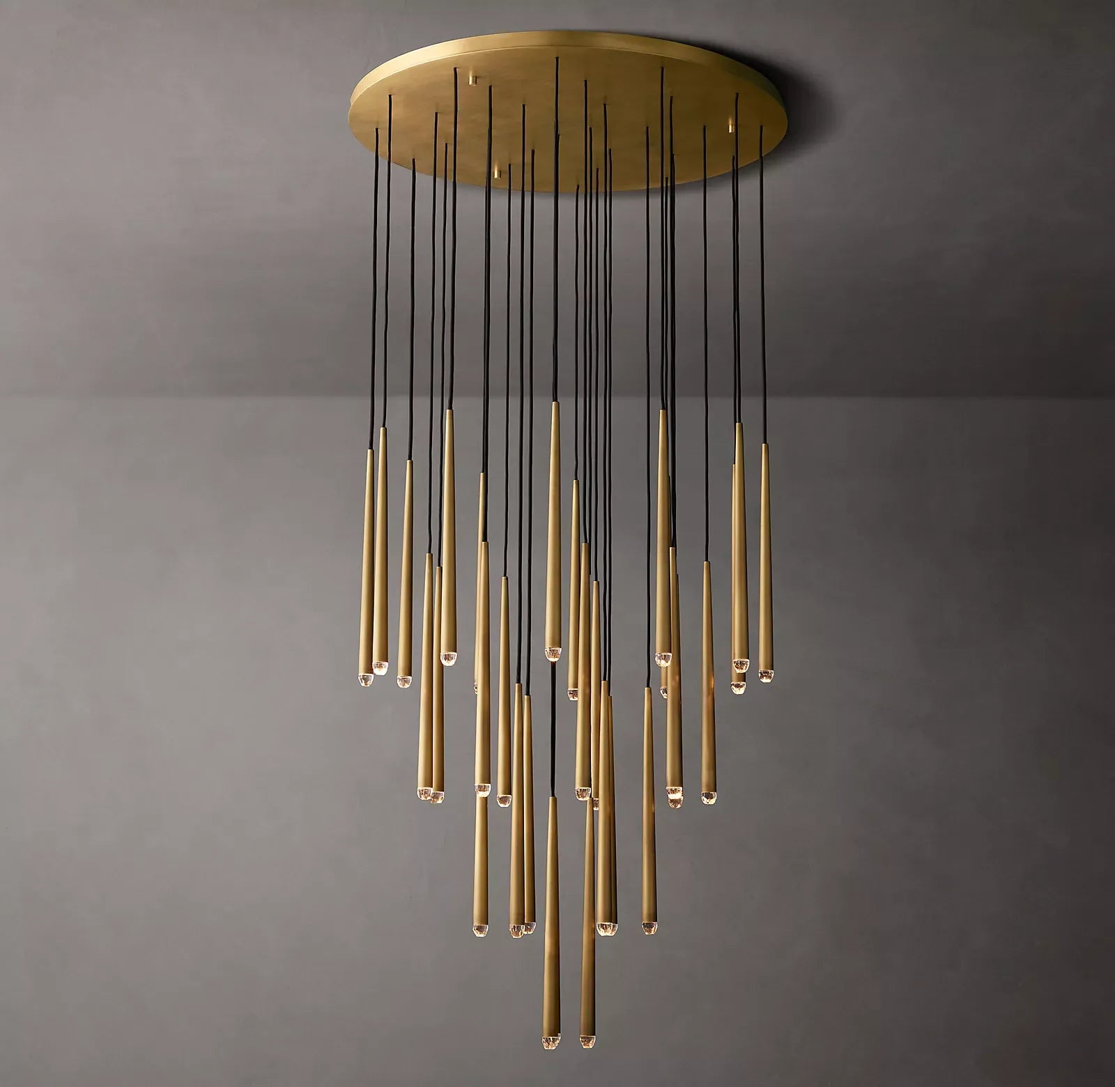 Aquitaines Modern Round Chandeliers 48"