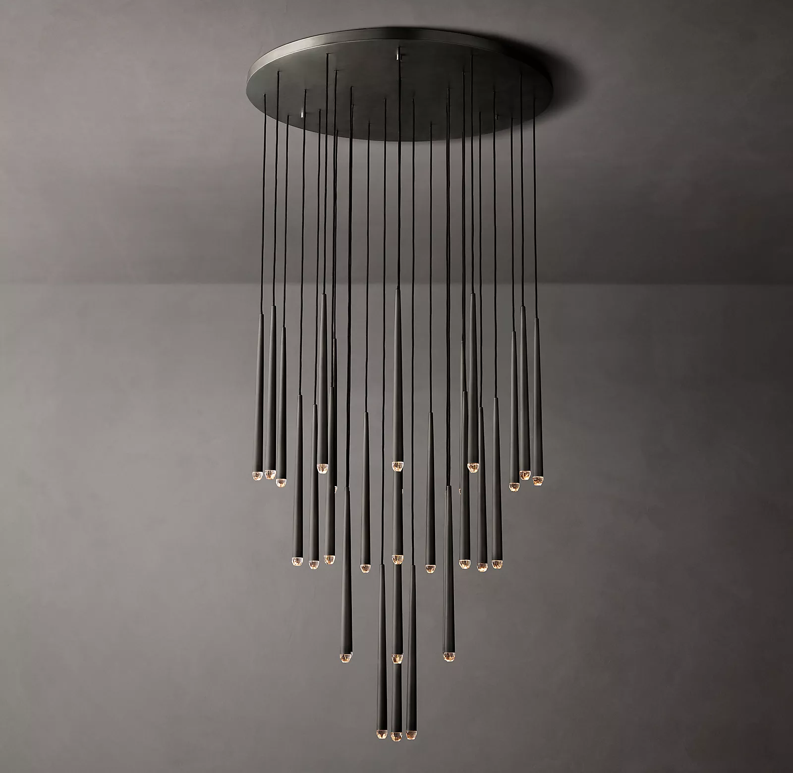 Aquitaines Modern Round Chandeliers 48"