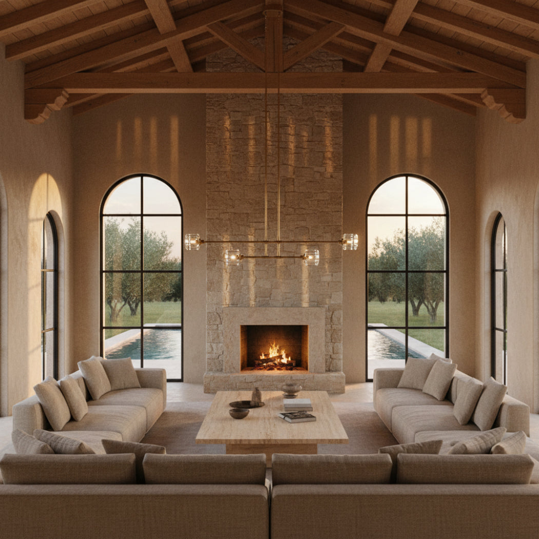 Demaret Modern Mobile Linear Chandelier 72"