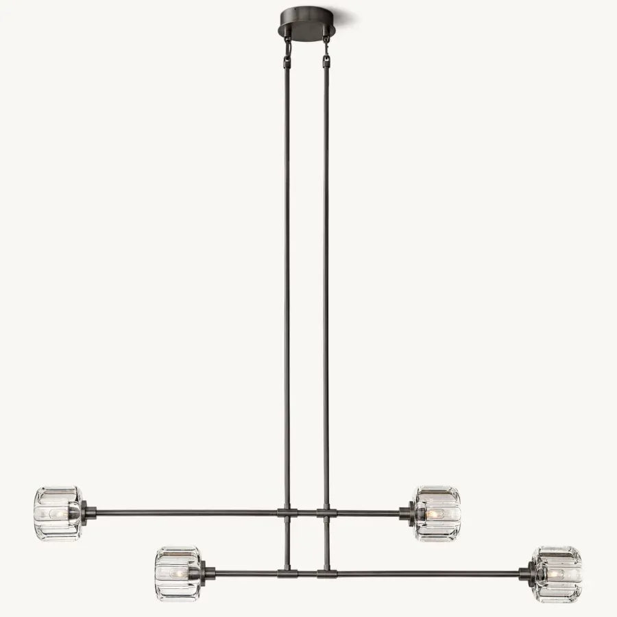Demaret Modern Mobile Linear Chandelier 72"