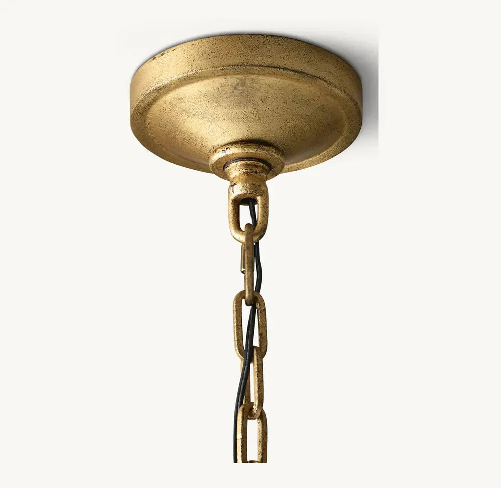 19th Century English Openwork Pendant Light 24"