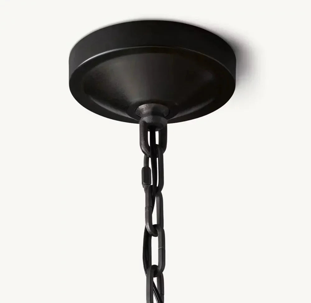 19th Century English Openwork Pendant Light 24"