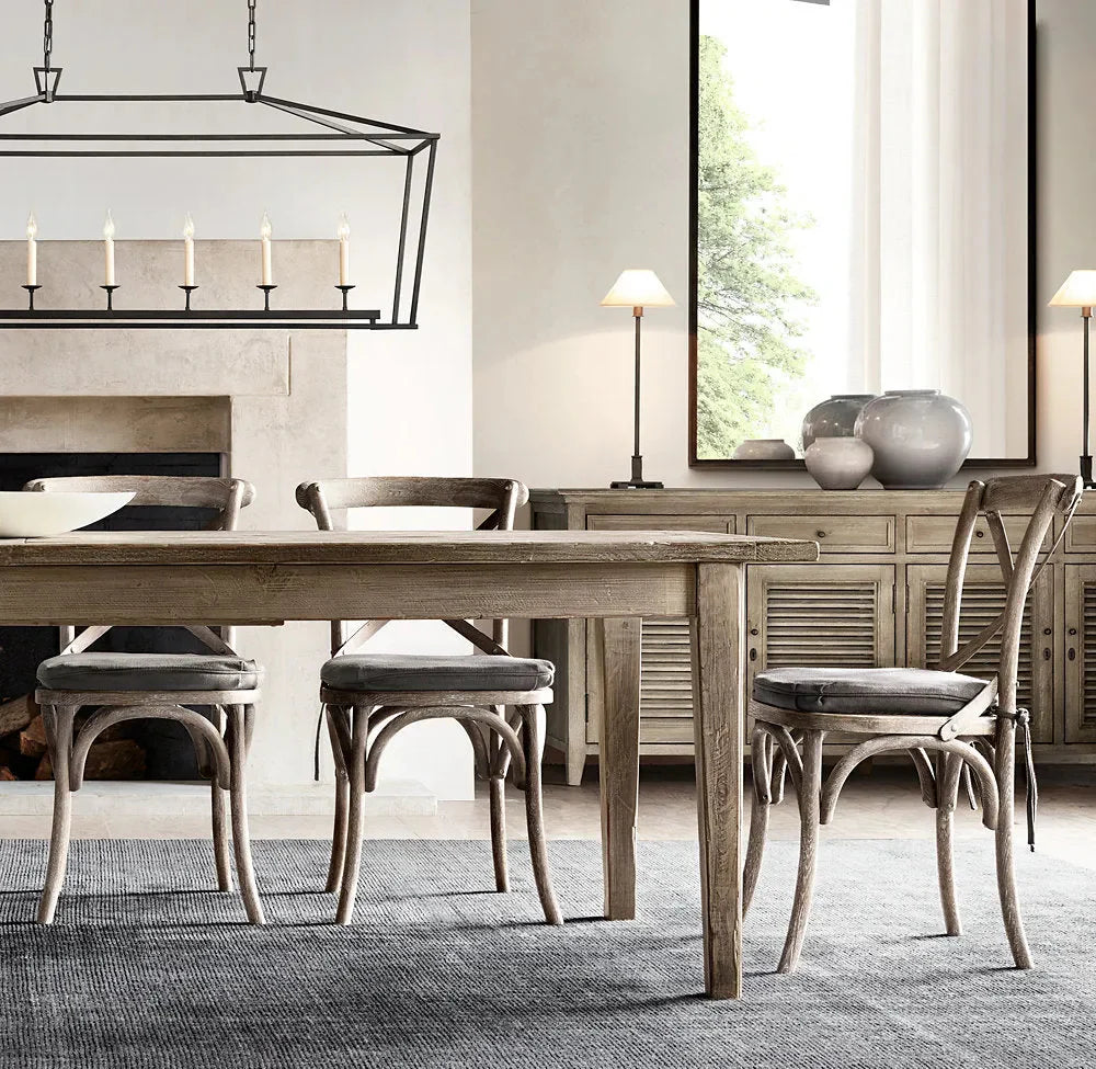 19th Century English Openwork Rectangular Chandelier 54"