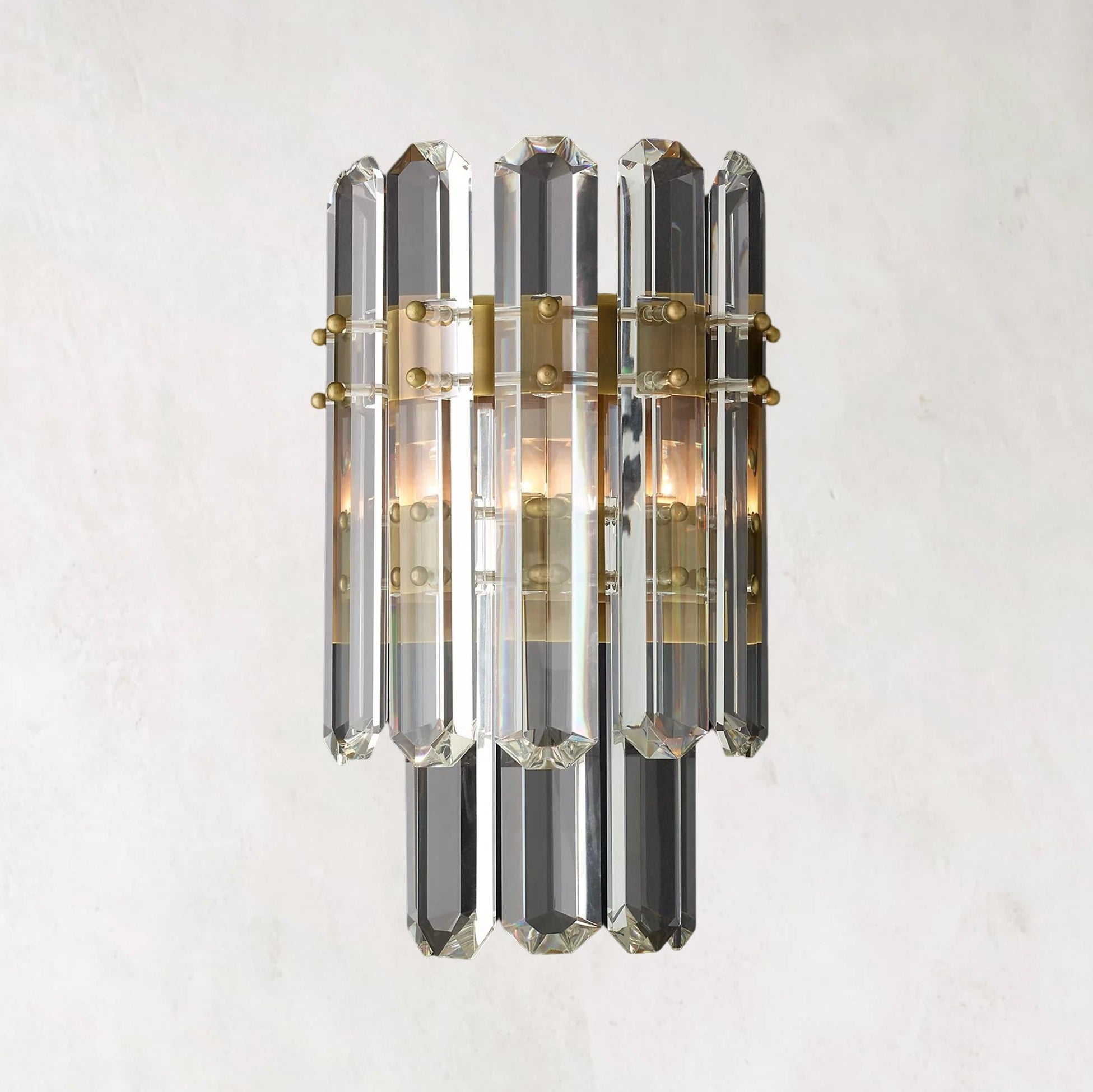 Bonnington Two-tier Crystal Wall Sconce 16"