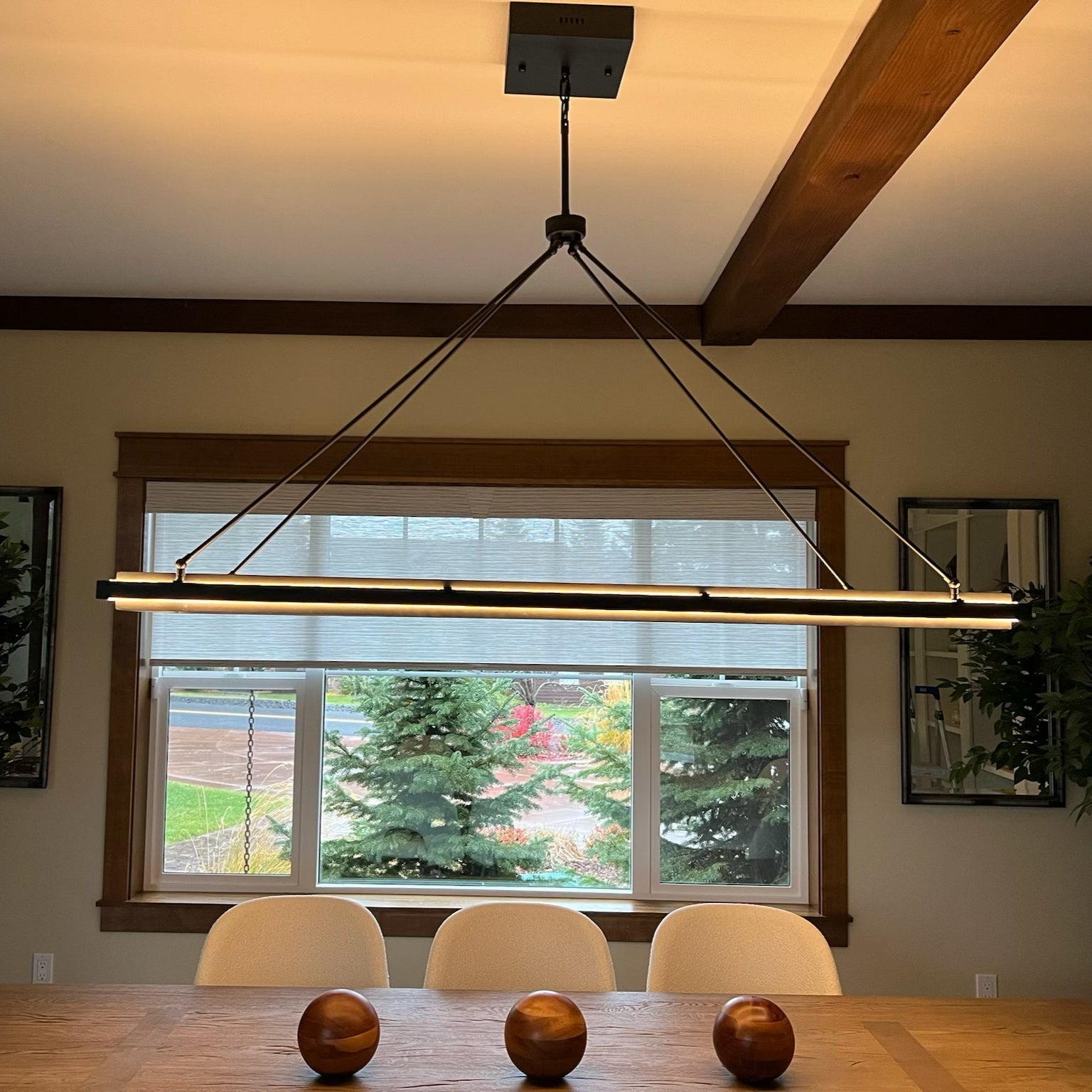 Peral Rectangular Chandelier 48"/62"