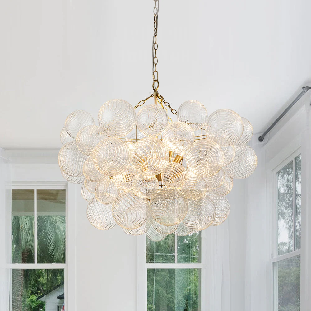 Talia Modern Round Chandelier D46”