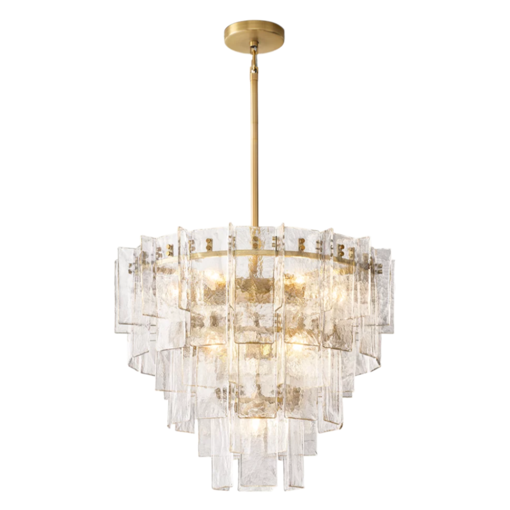 Lattice Modern Tired Chandelier 36/47"