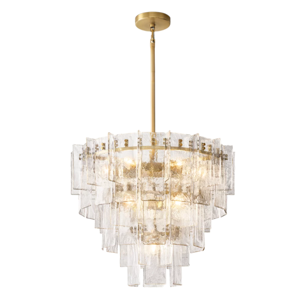 Lattice Modern Tired Chandelier 36/47"
