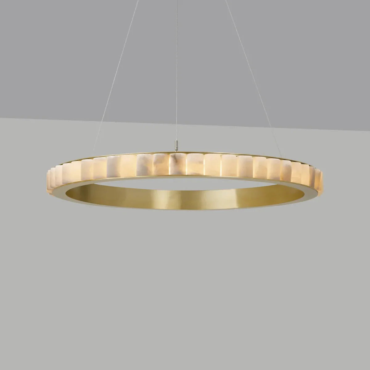 Modern Avalon Alabaster Chandelier