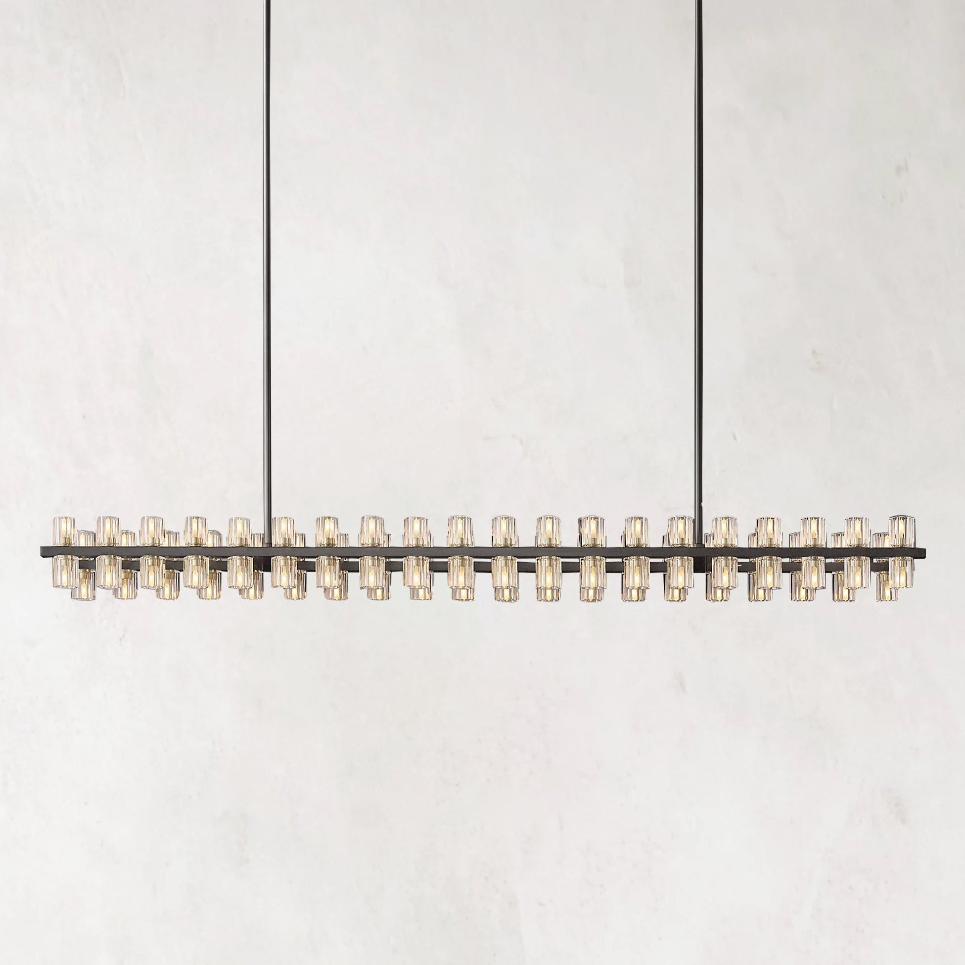 Arcachones Glass Rectangular Chandelier 72"