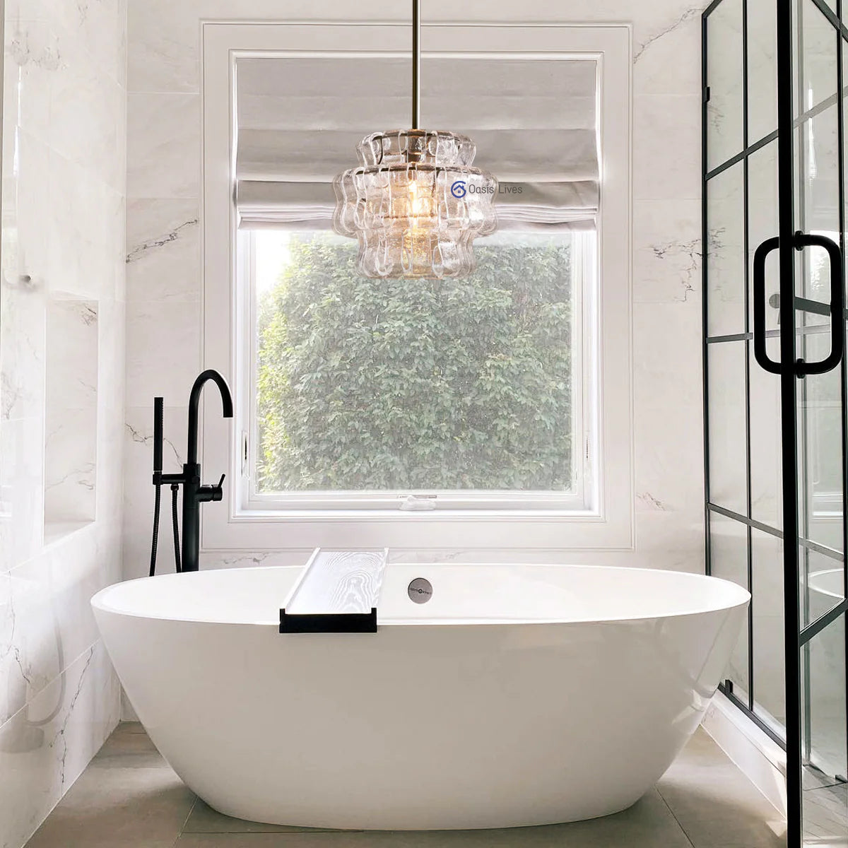 Amor Modern Clear Pendant