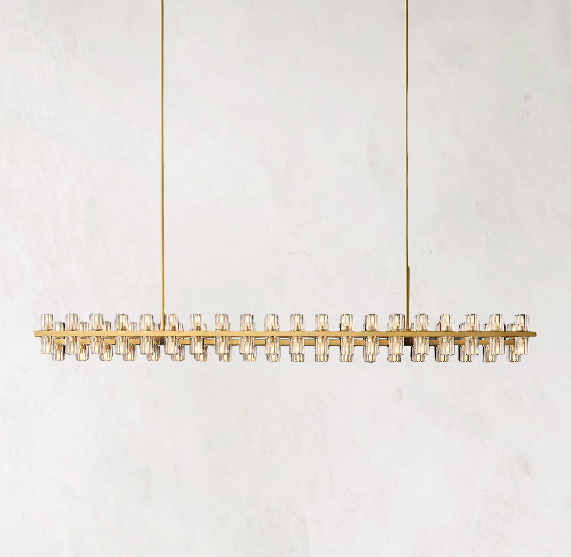 Arcachones Glass Rectangular Chandelier 72"