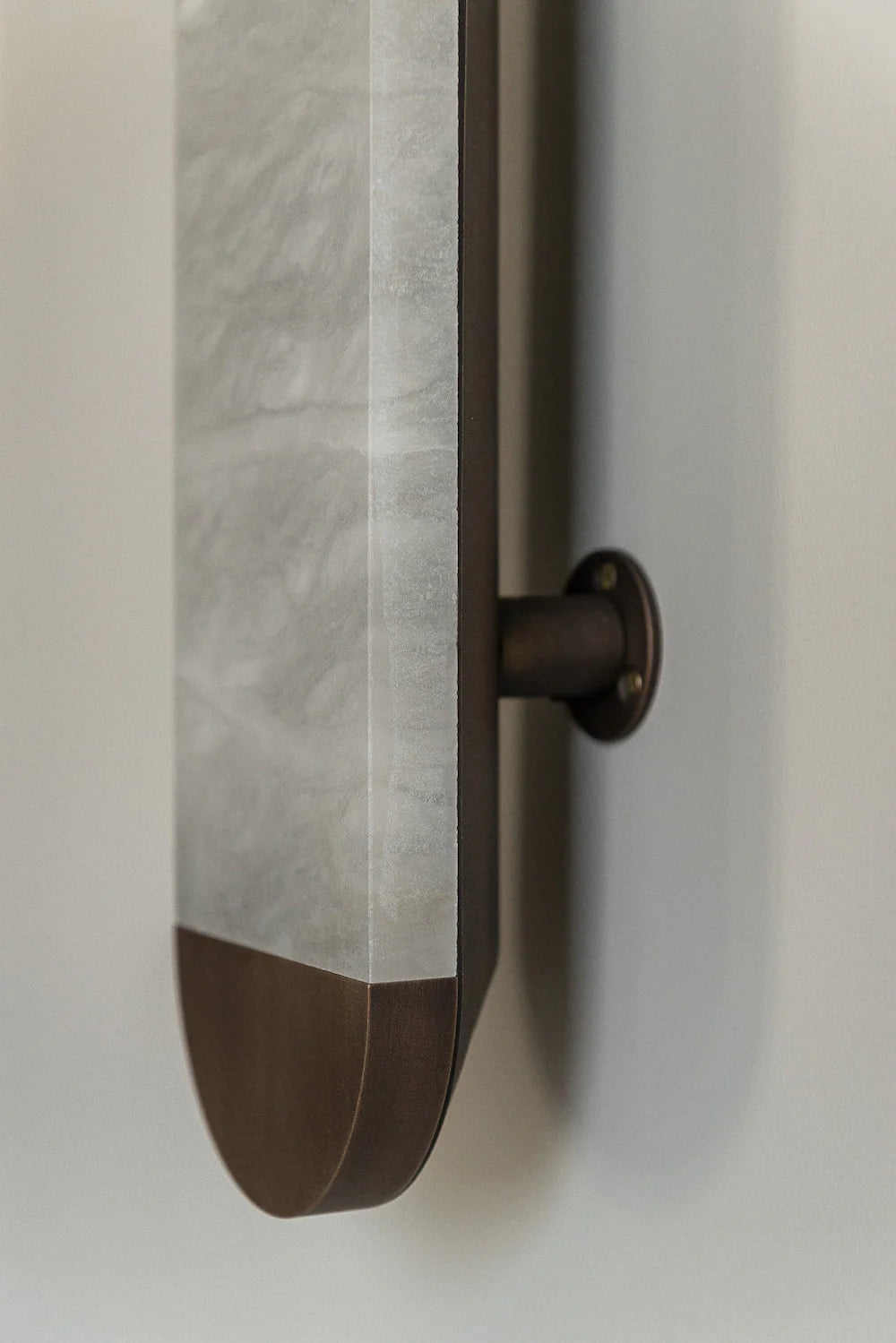 Modern Ghost Alabaster Wall Sconce