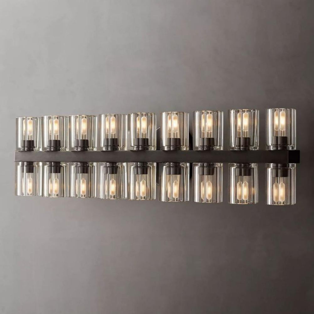 Arcachones 18-Light K9 Crystal Glass Modern Wall Lamp