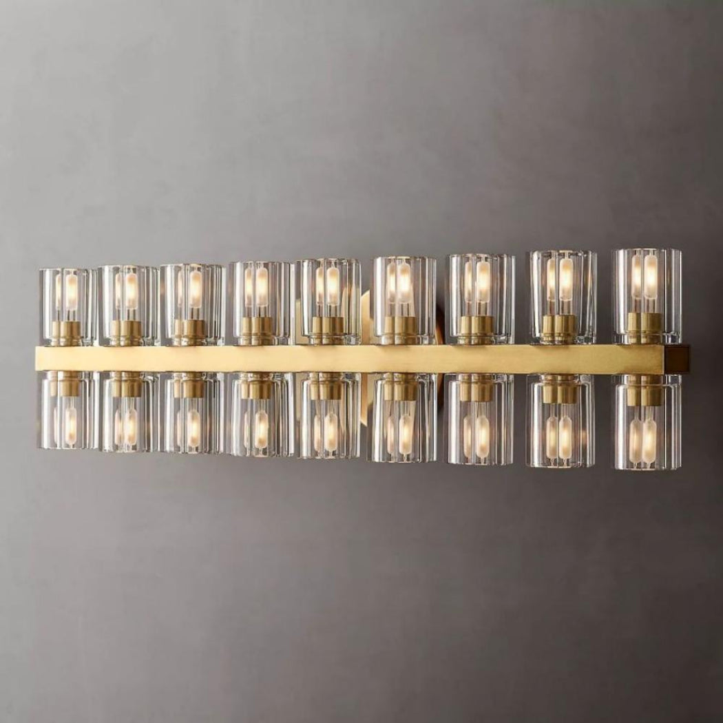 Arcachones 18-Light K9 Crystal Glass Modern Wall Lamp