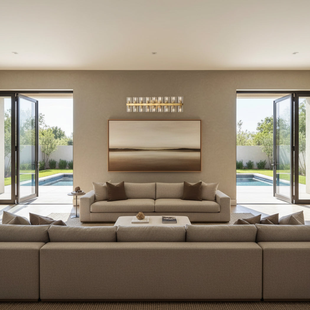 Arcachones 18-Light K9 Crystal Glass Modern Wall Lamp