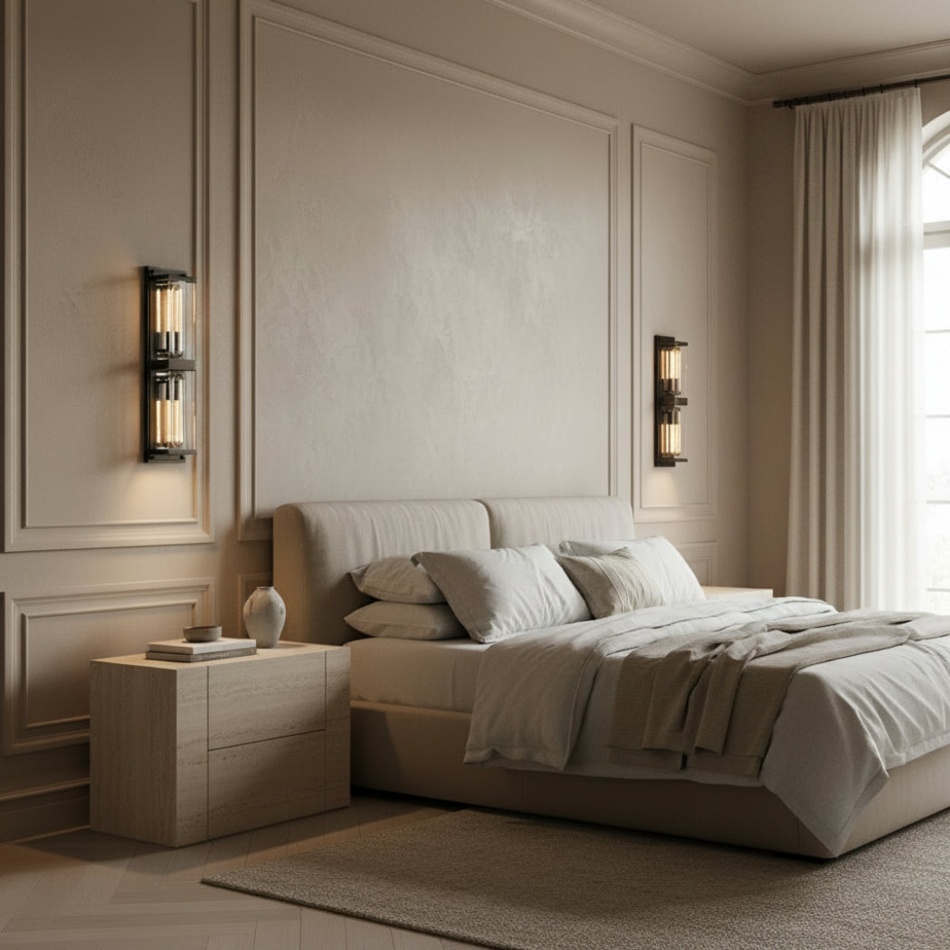 Saviles Modern Rectangular Linear Wall Sconces