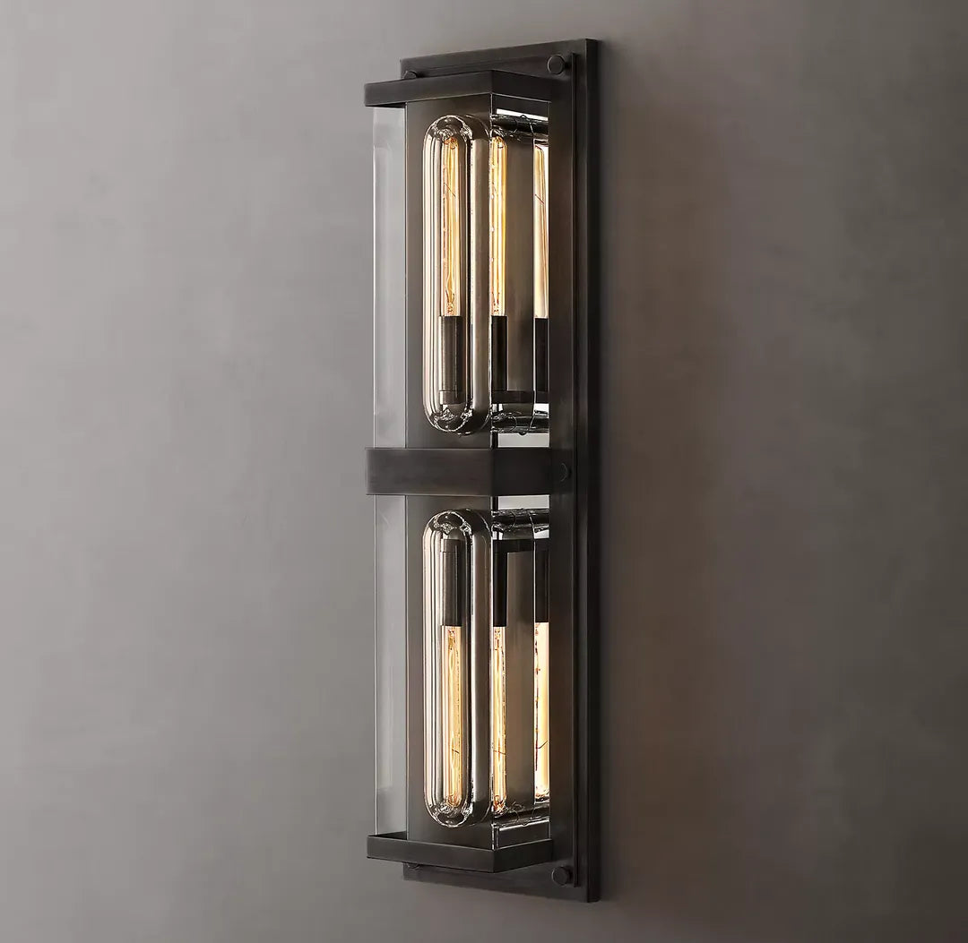 Saviles Modern Rectangular Linear Wall Sconces