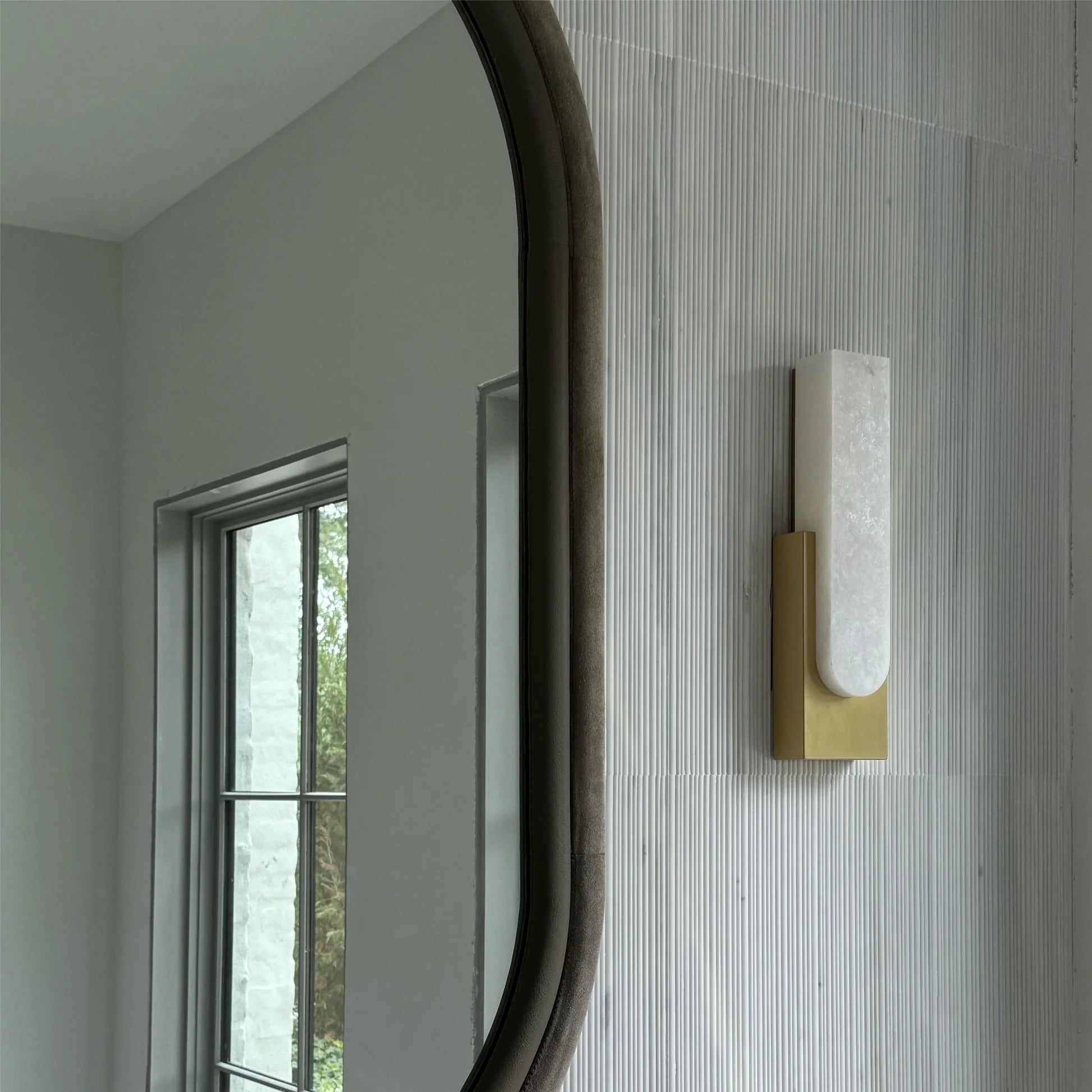 Modern Agatha Alabaster Sconce