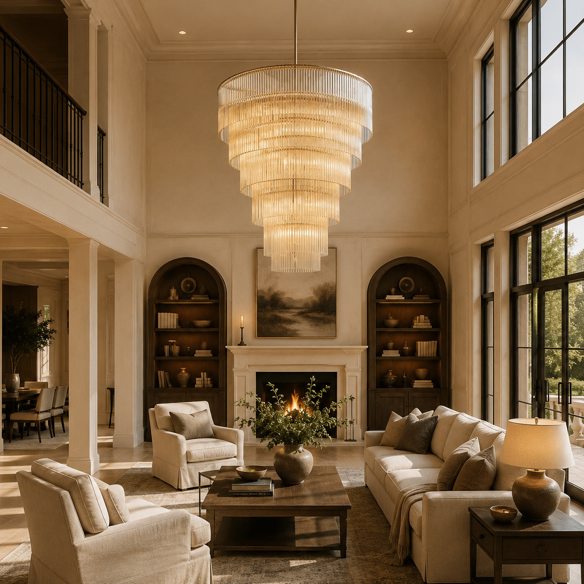 Amadeo Modern Grand Chandelier 36''