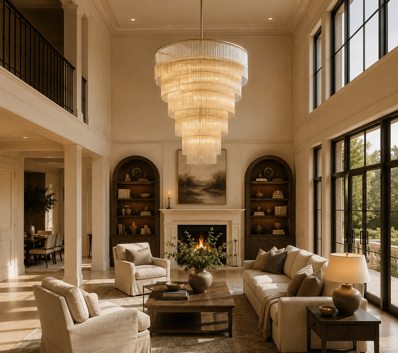 Amadeo Modern Grand Chandelier 36''