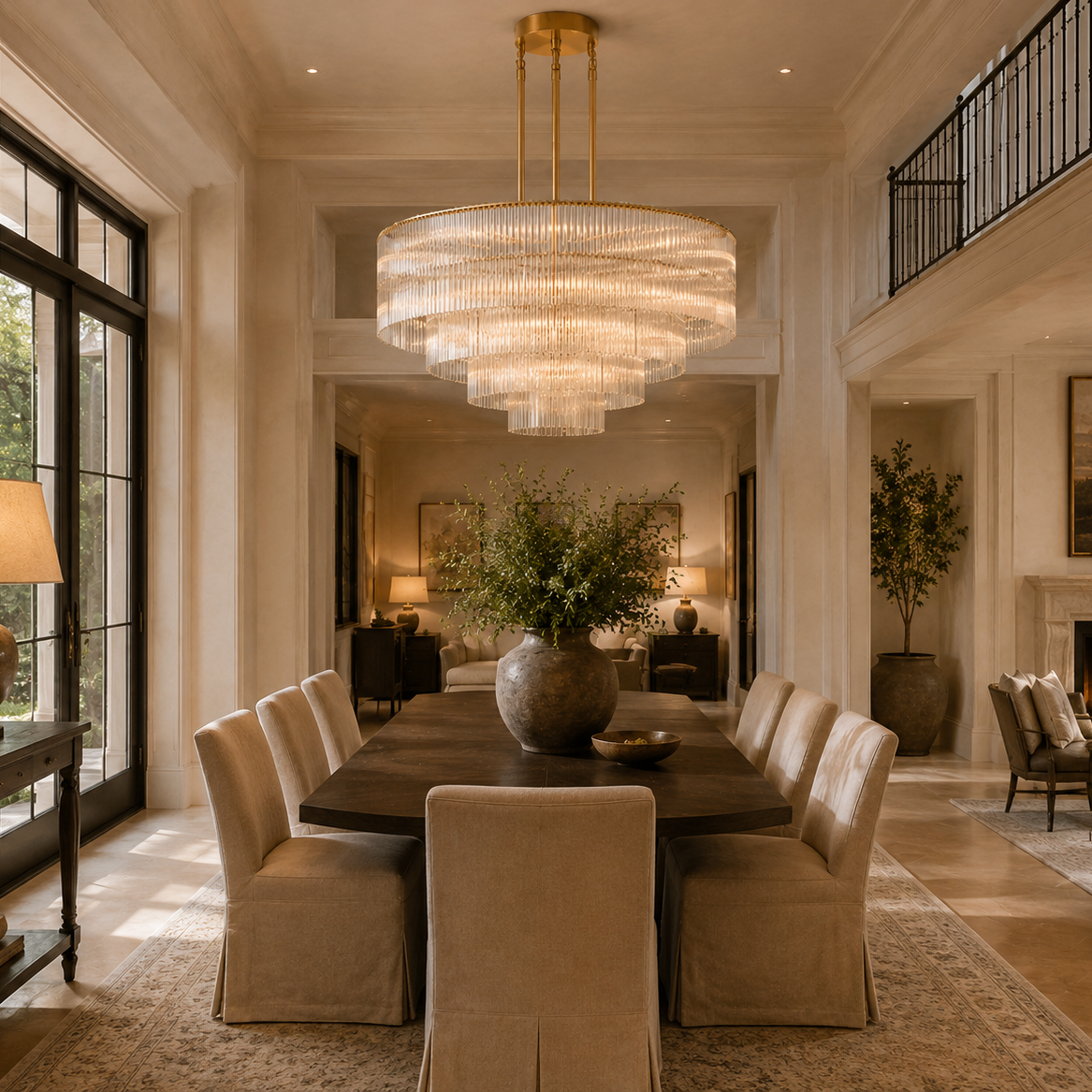 Amadeo Modern Round Chandelier 60"