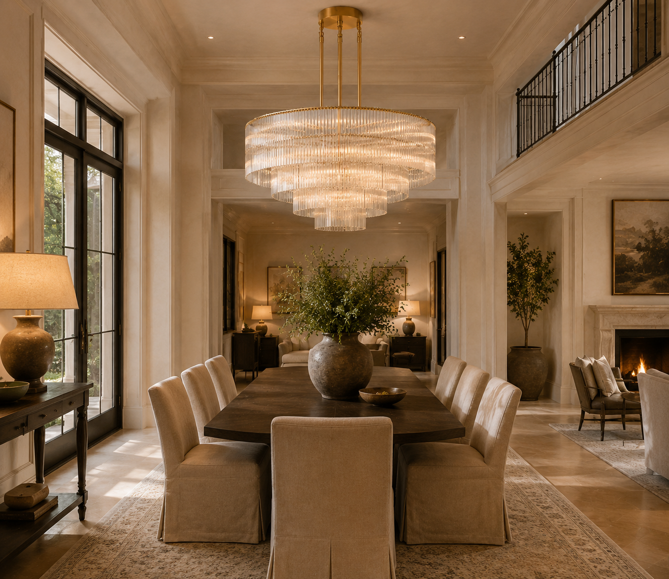 Amadeo Modern Round Chandelier 60"