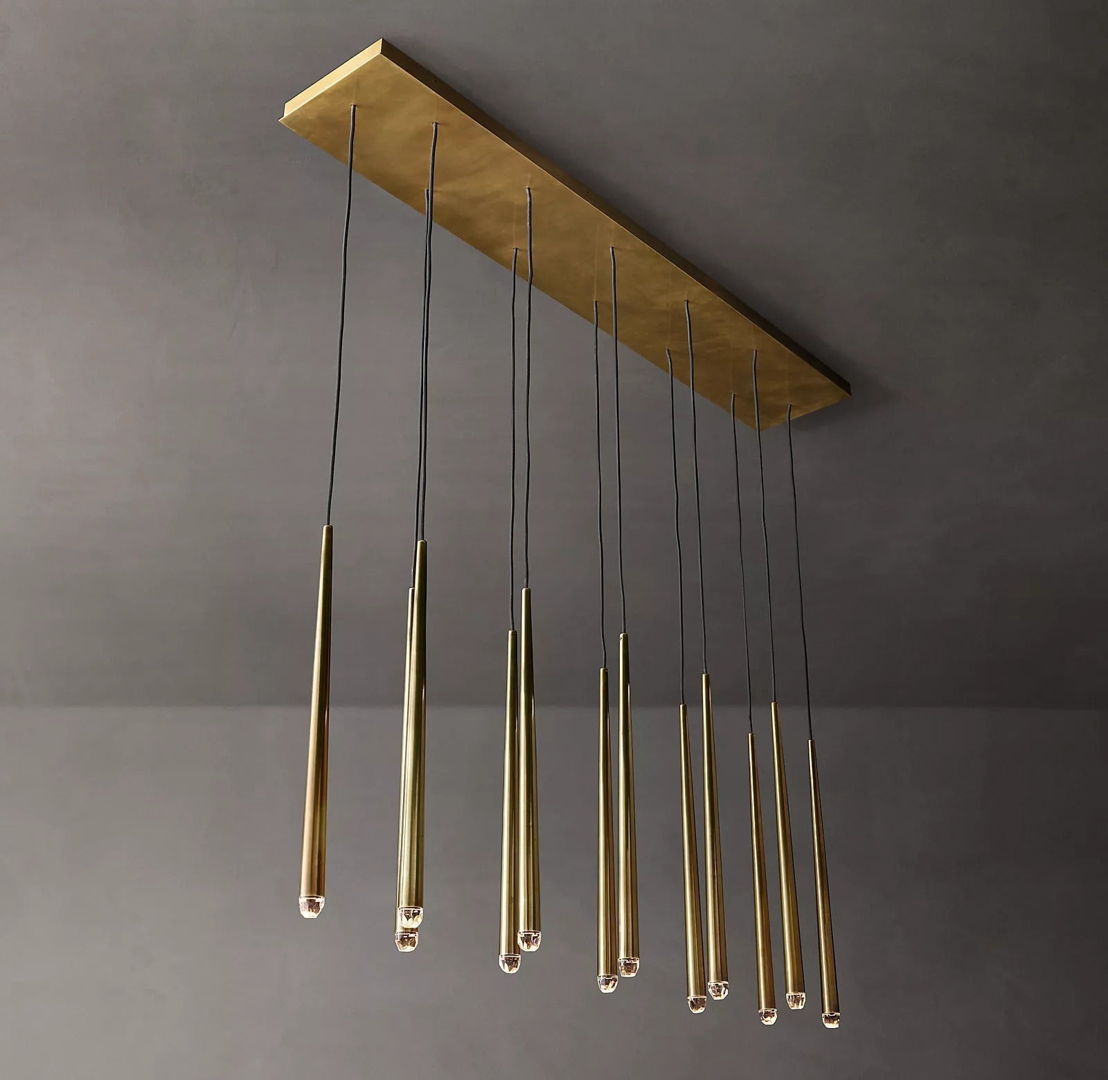 Aquitaines Modern Linear Chandelier 60"