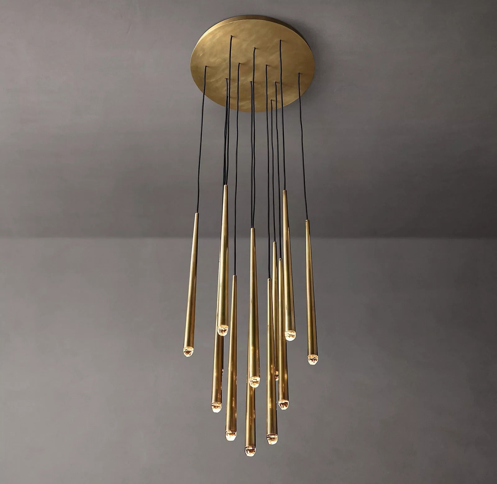 Aquitaines Modern Round Chandeliers 24"