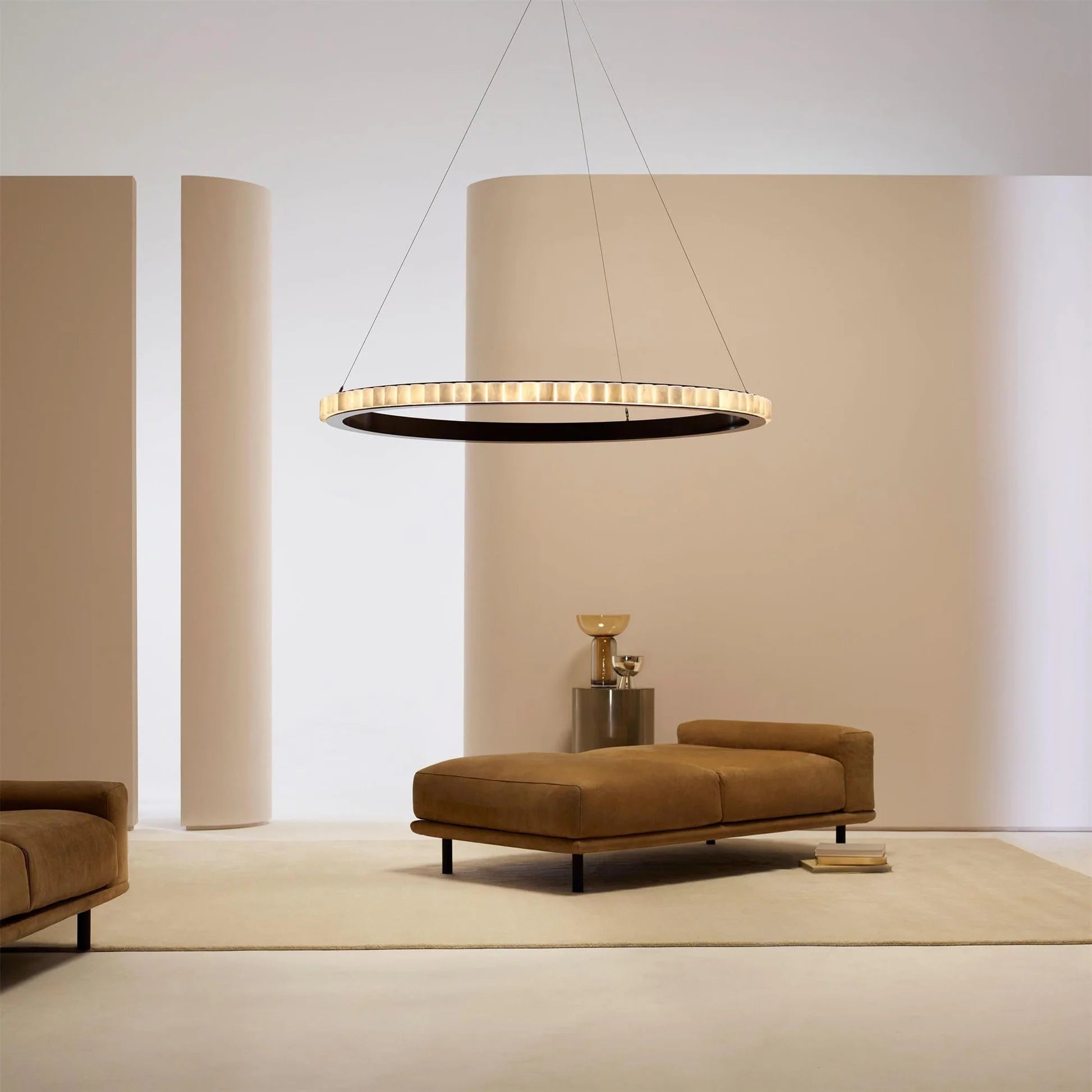 Modern Avalon Alabaster Chandelier