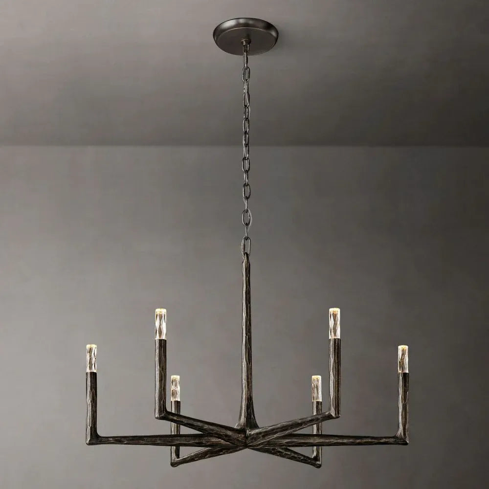Thaddeus Round Chandelier 36'', For Living Room