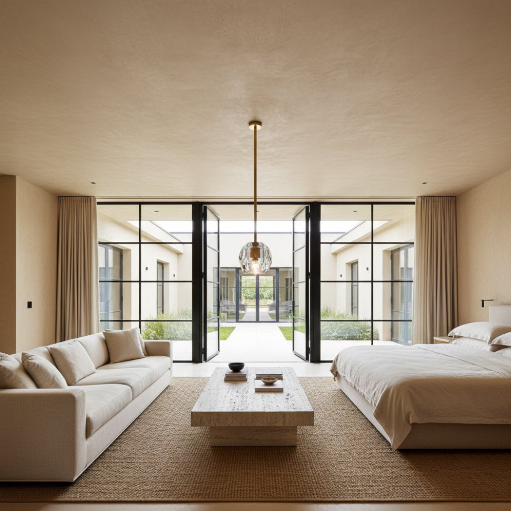 Boule De Modern Smoke Rod Pendant