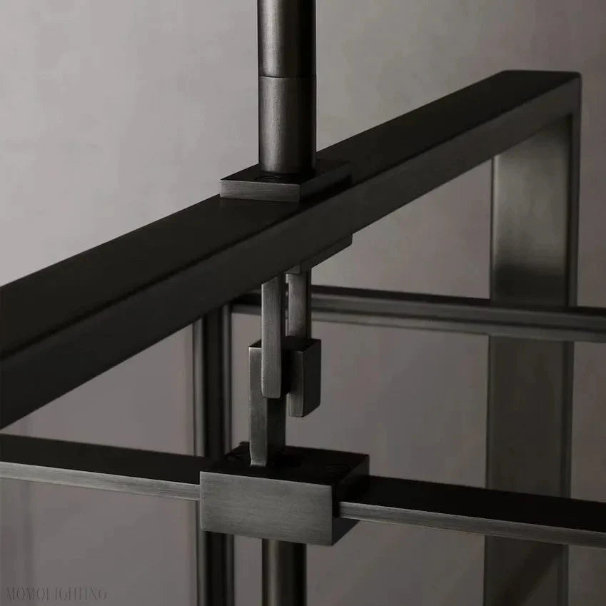 Beckmans Modern Rectangular Chandelier 54"