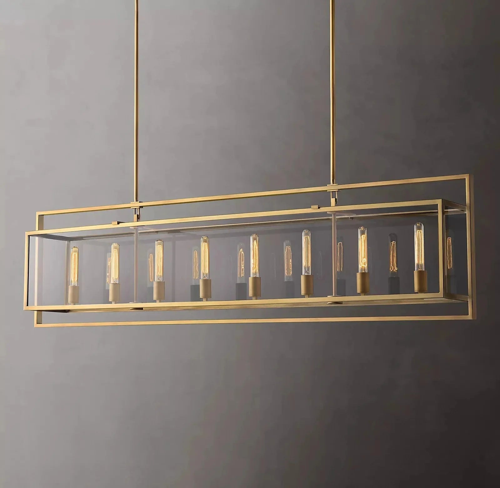 Beckmans Modern Rectangular Chandelier 72"