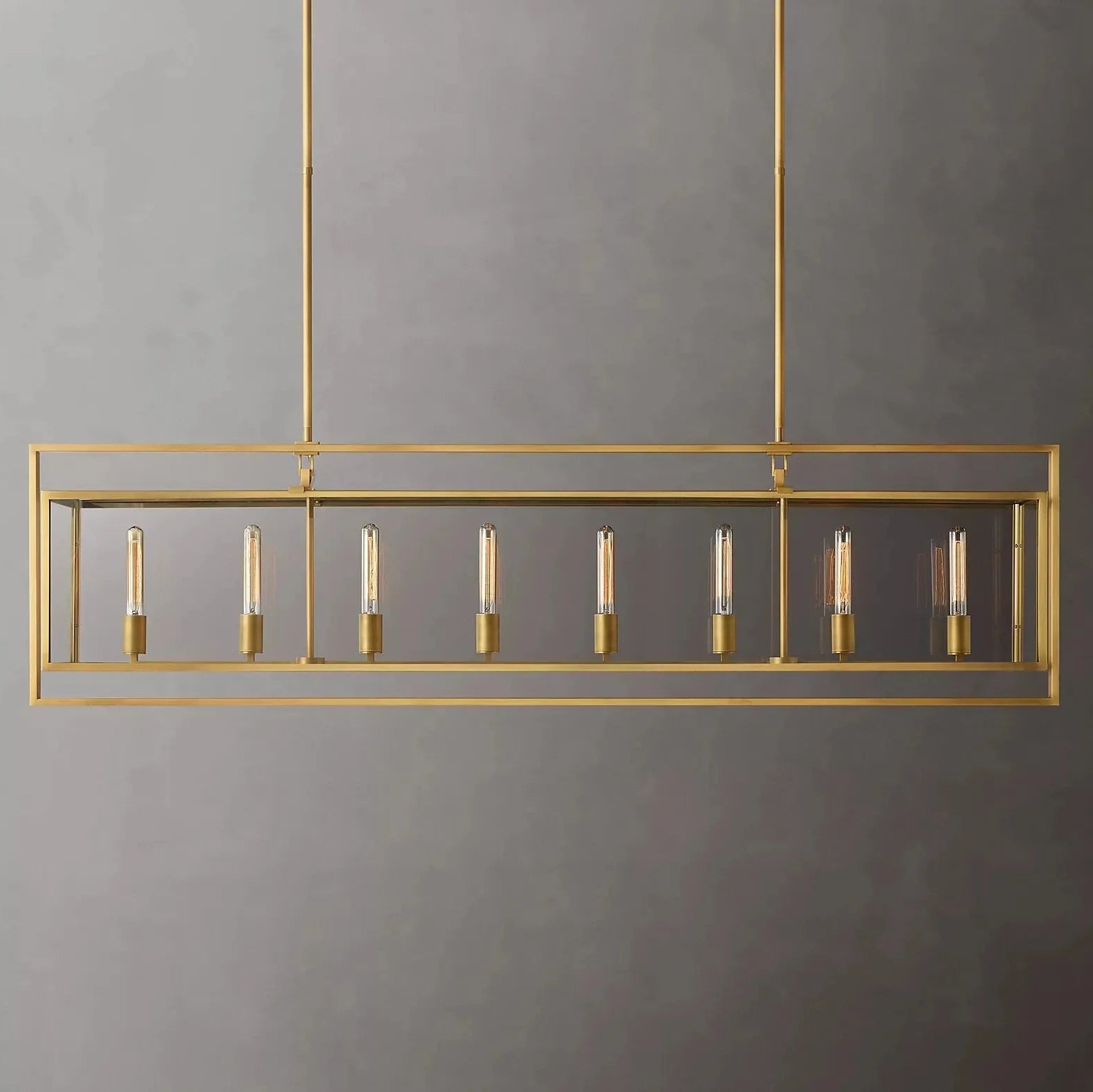 Beckmans Modern Rectangular Chandelier 72"