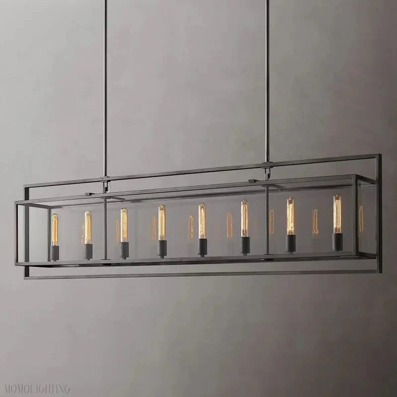 Beckmans Modern Rectangular Chandelier 72"
