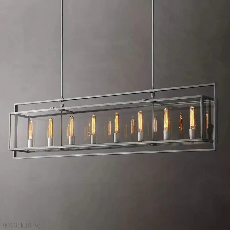 Beckmans Modern Rectangular Chandelier 72"