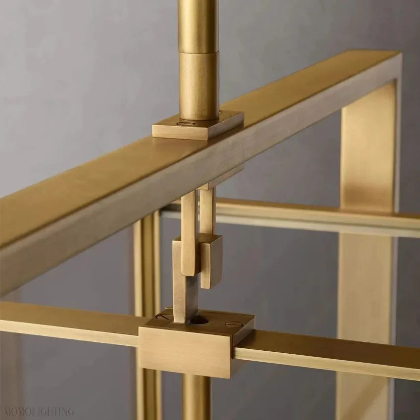 Beckmans Modern Rectangular Chandelier 72"