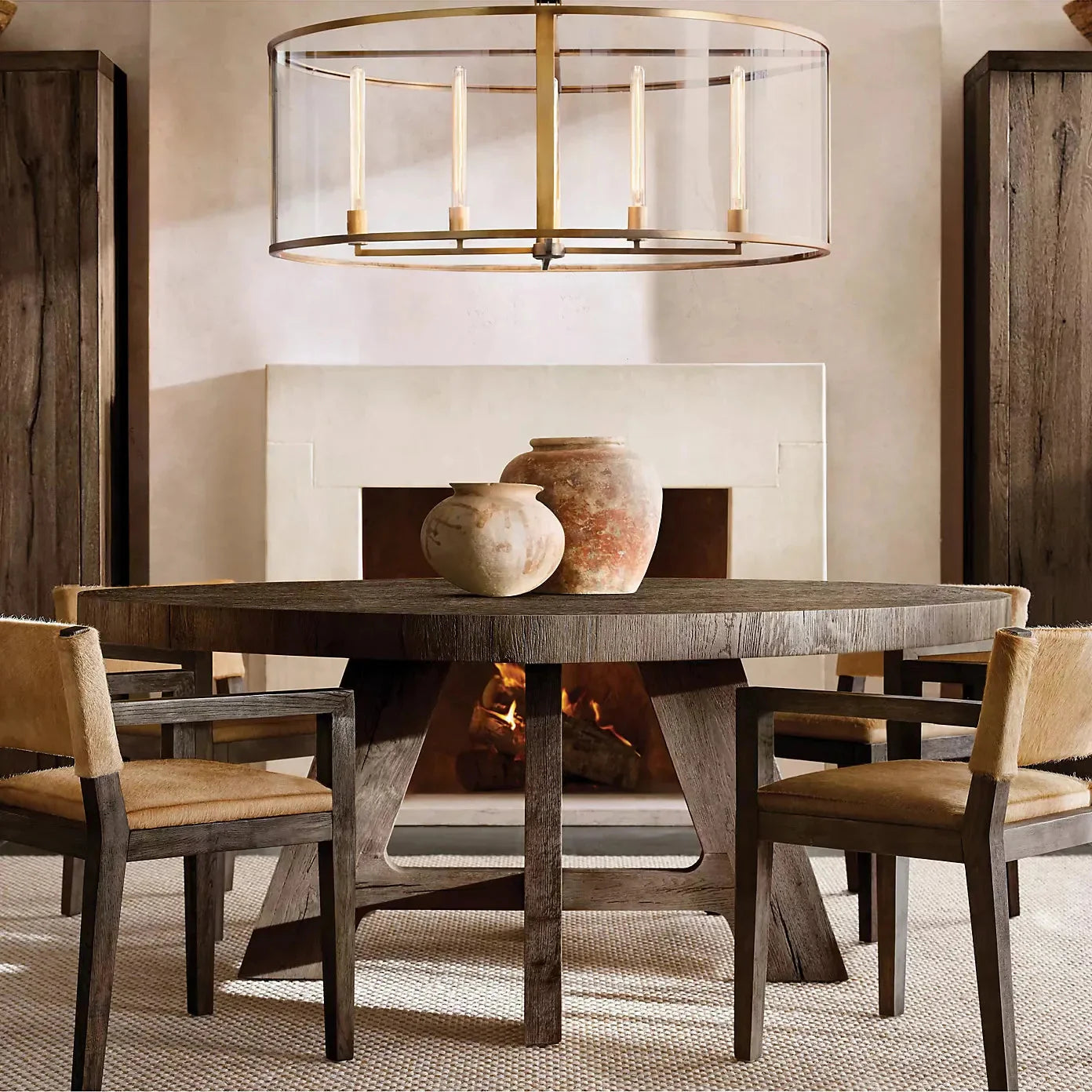 Beckmans Modern Round Chandelier 44"