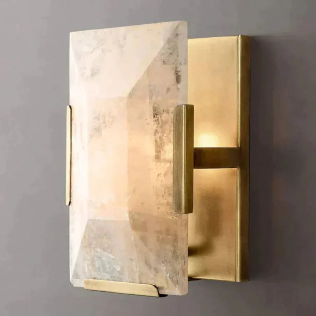 Harlowe Modern Calcite Wall Sconce