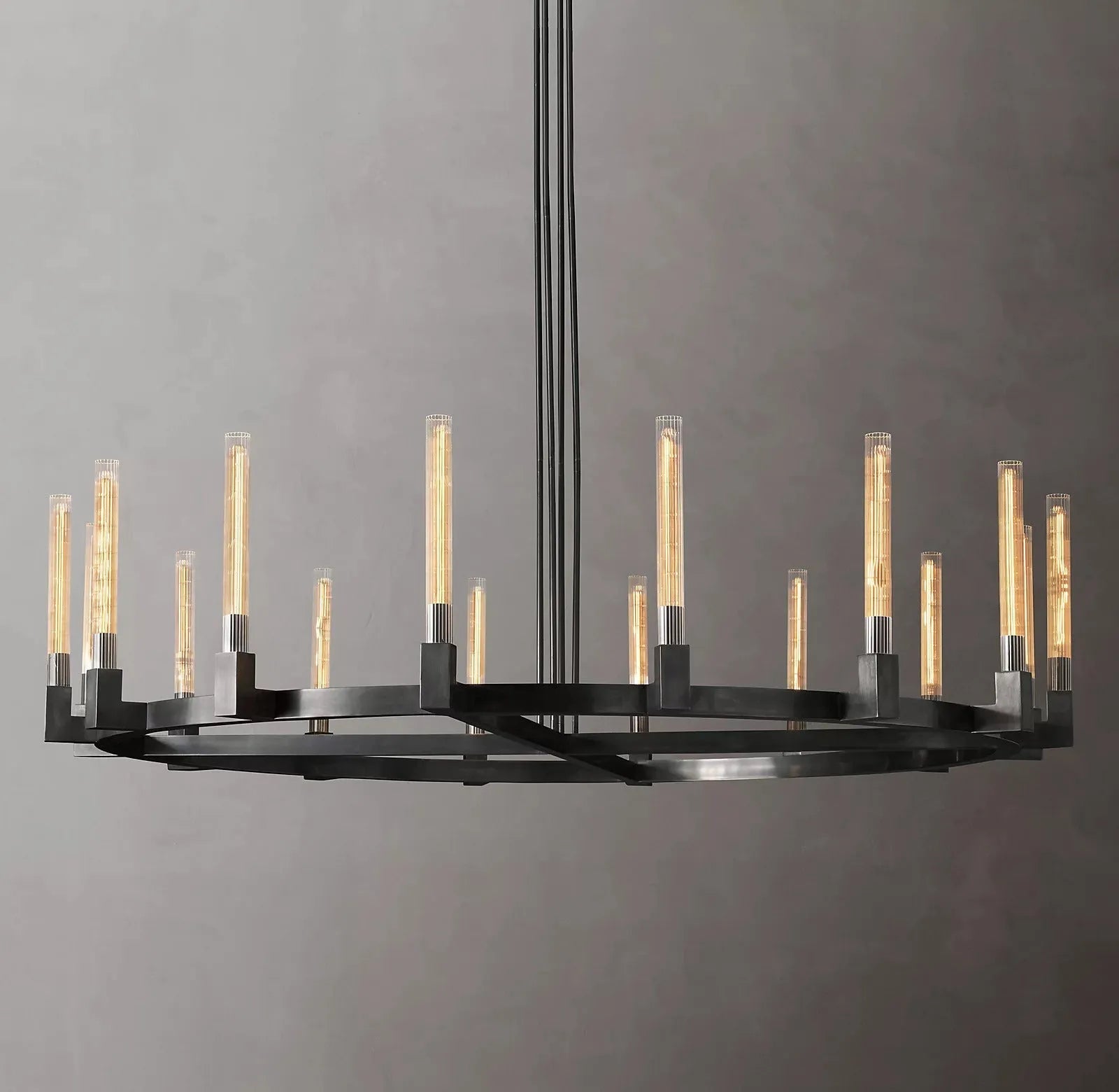 Cannele Modern Refined Candlestick Chandelier 72"