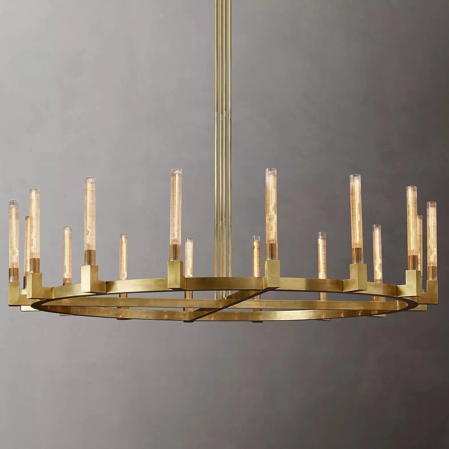 Cannele Modern Refined Candlestick Chandelier 72"