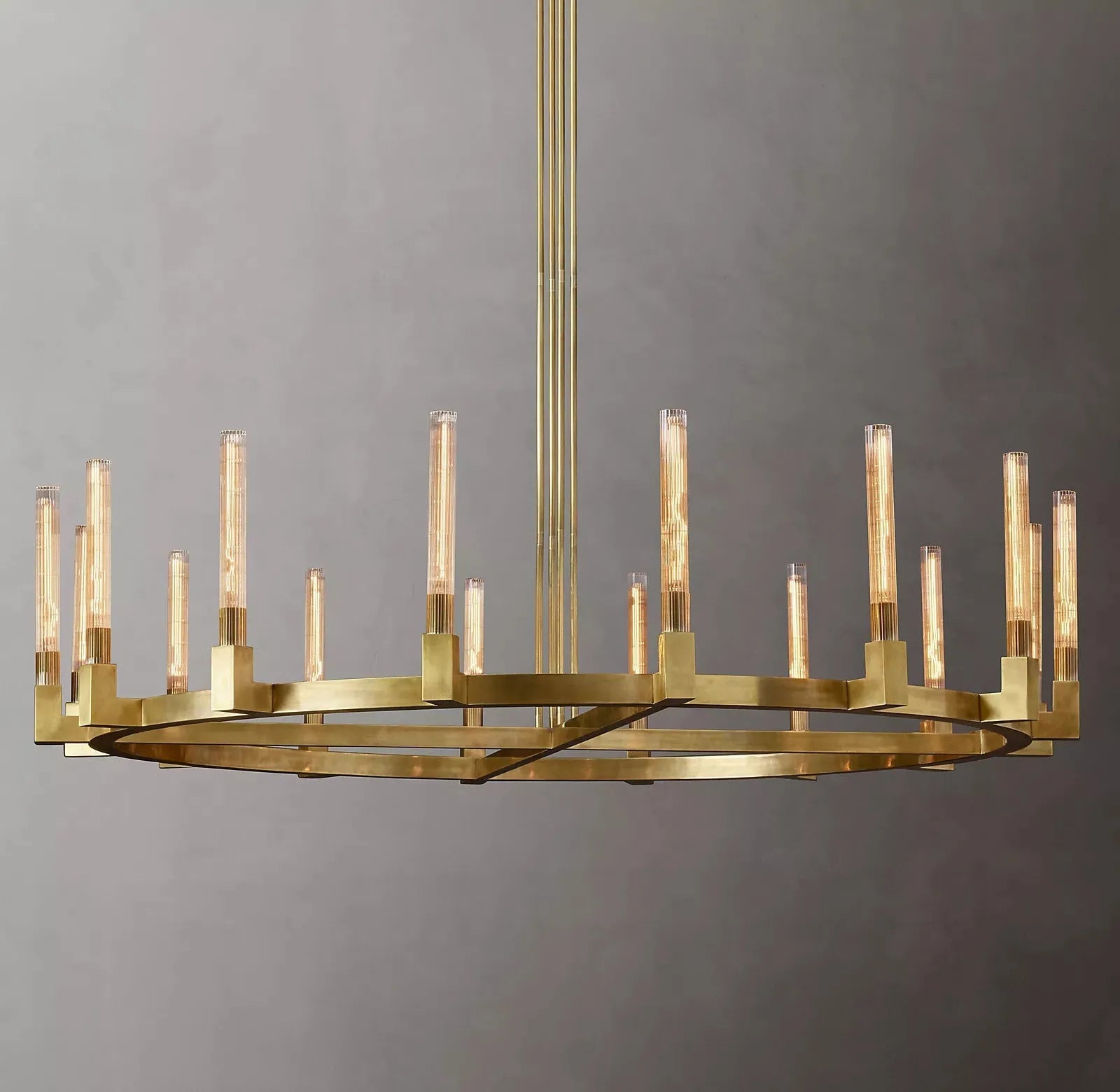 Cannele Modern Refined Candlestick Chandelier 72"
