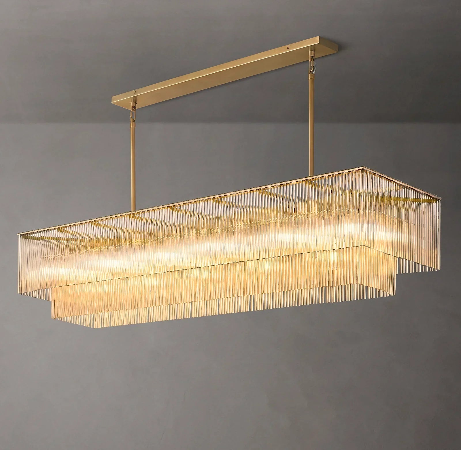 Amadeo Modern Rectangular Chandelier 72''