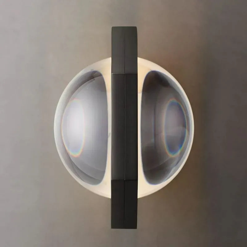 Eclatant Modern Crystal Ball Wall Sconce