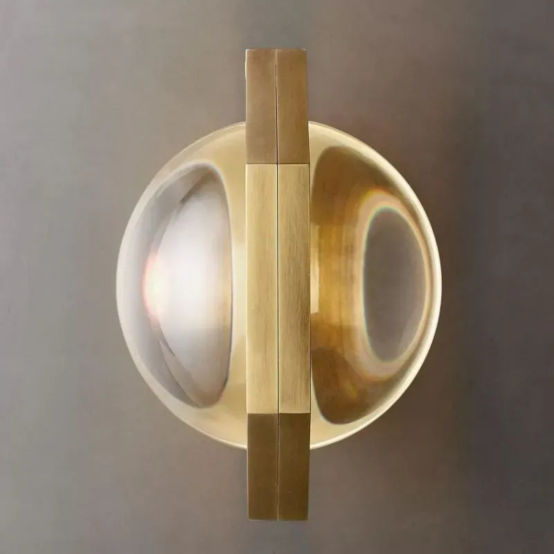 Eclatant Modern Crystal Ball Wall Sconce